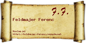 Feldmajer Ferenc névjegykártya
